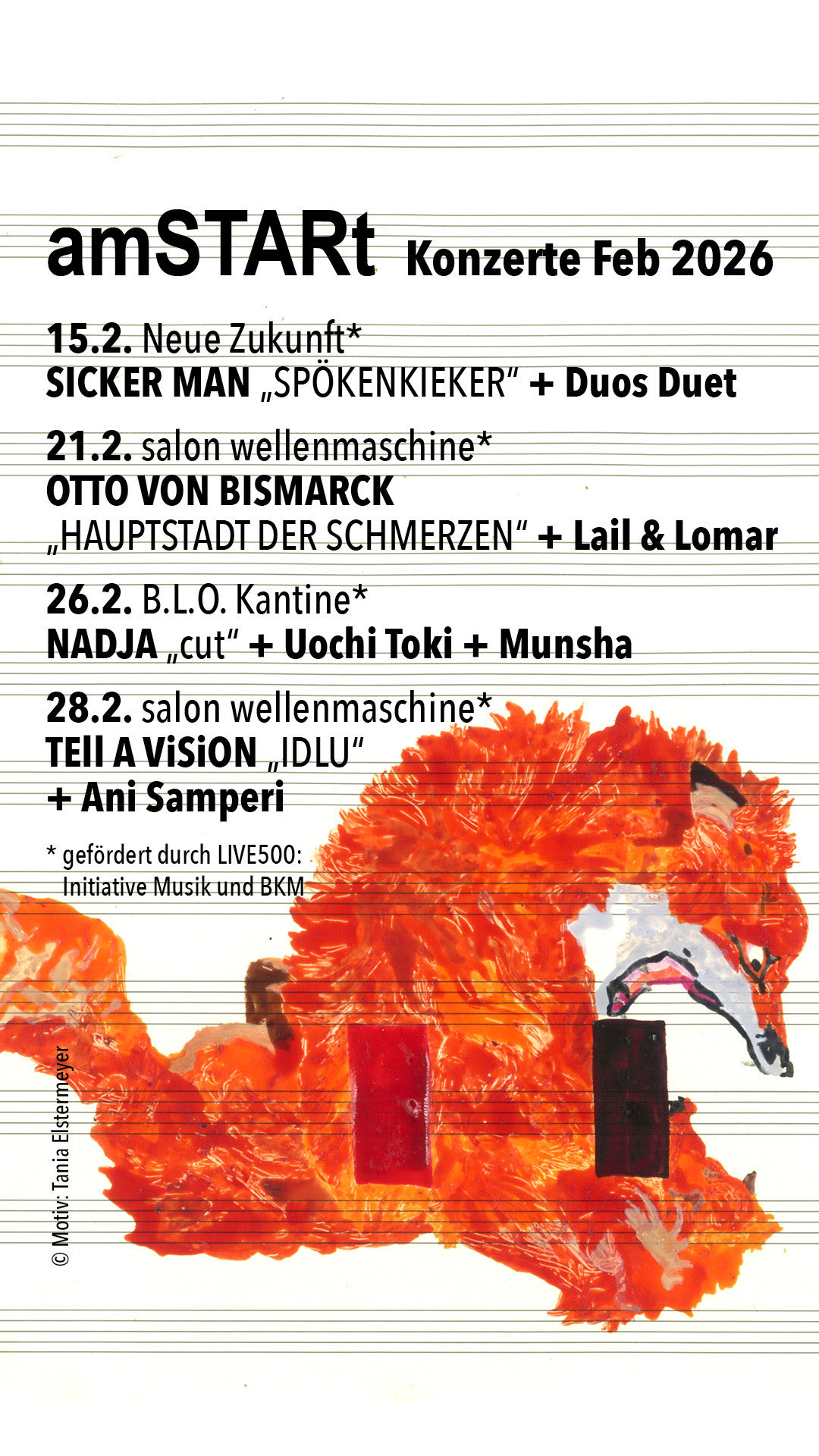 Programposter amSTARt 2026